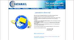 Desktop Screenshot of datamail.co.uk